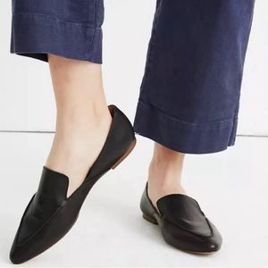 Madewell | The Frances Skimmer Loafer in Black Leather